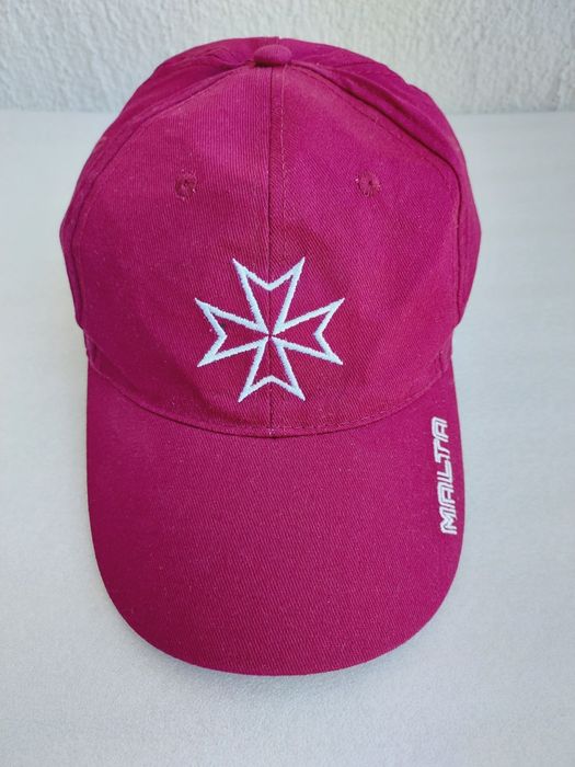 Czapka z daszkiem z Malty unisex–Krzyż Maltański- jak nowa InPost