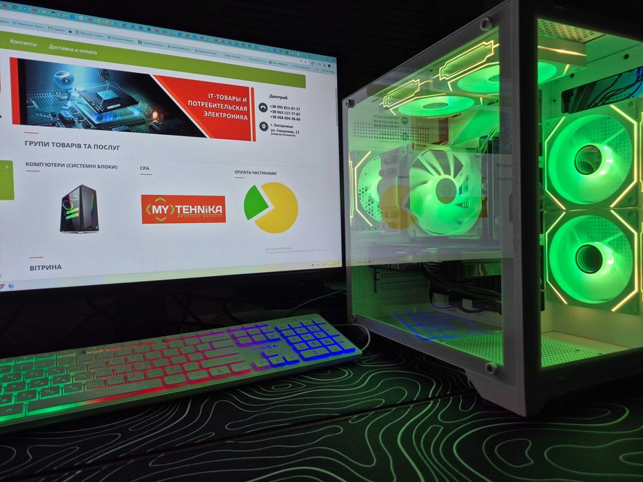 Ryzen 7 5700 8 ядер 16 потоків / 16gb DDR4 / GeForce 1080Ti 11gb НОВИЙ