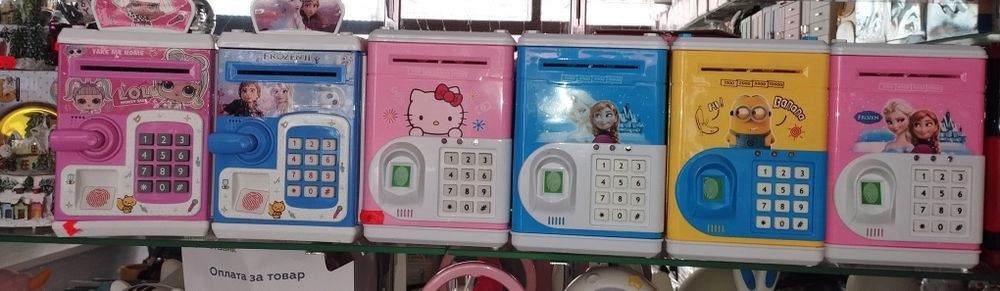 Детская электронная копилка - сейф с кодовым замком Frozen Холодное