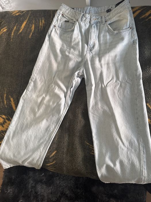 Calças de ganga Relaxed Baggy azul claro – novas sem etiqueta