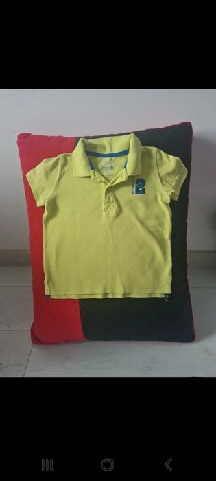 T-shirt polo miętowy