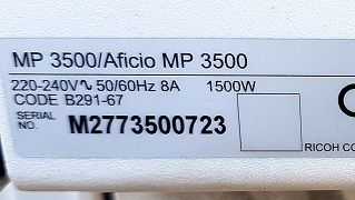 Kserokopiarka Ricoh Aficio MP 3500