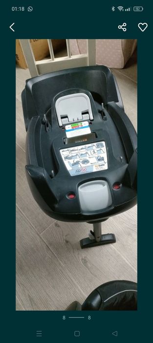 Ovo BeSafe, com redutores, capa para a chuva e bases isofix izi go (Be