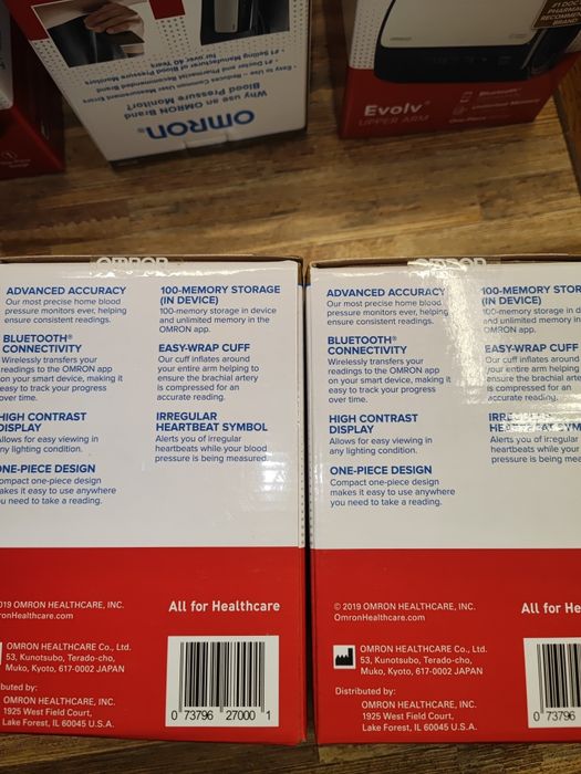 Тонометр OMRON Evolv, BP7000 НЕМ-7600T-Z,  Made in Japan, Оригинал