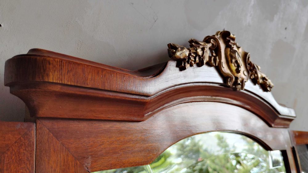 Kryształowe lustro,Francja 1900r.