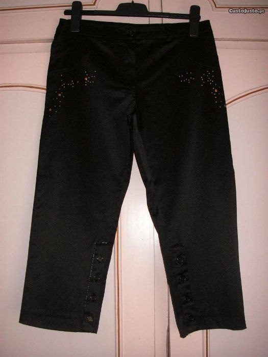 Casaco Parka / Corta Vento C&A  e Calça Preto e Top com Casaquinha