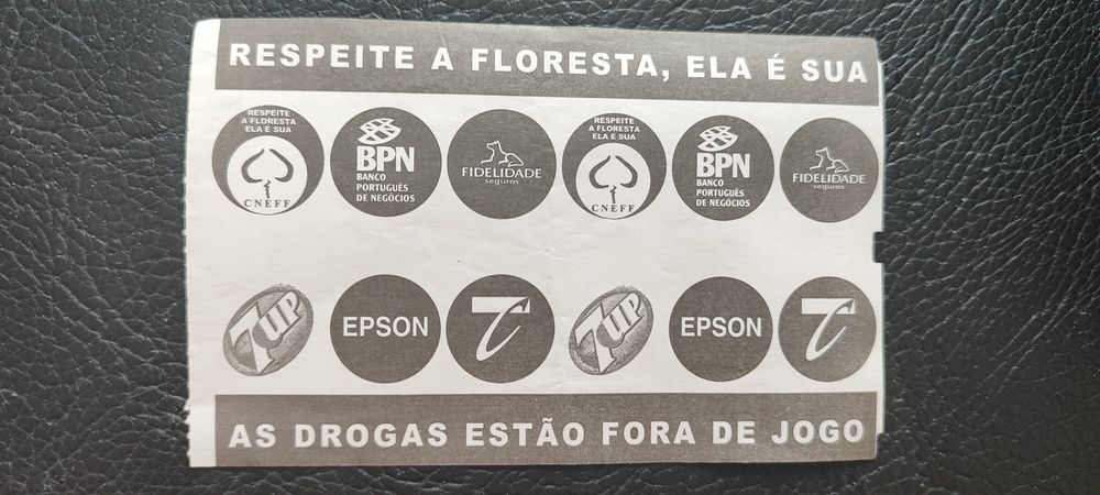 Bilhete Marítimo - Sporting 1999 / 2000