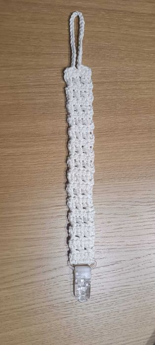 Porta Chupeta em Croché - Feito à Mão