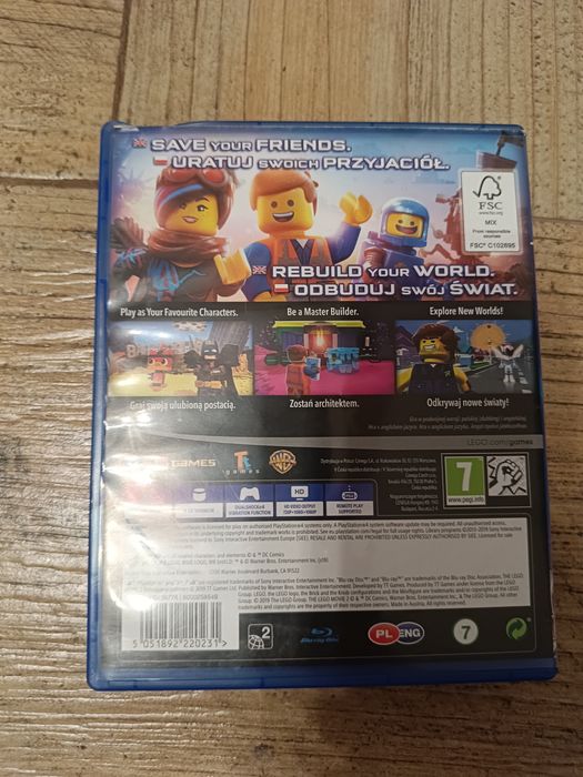 Gra LEGO MOVIE VIDEOGAME LEGO Przygoda  gra video PS4