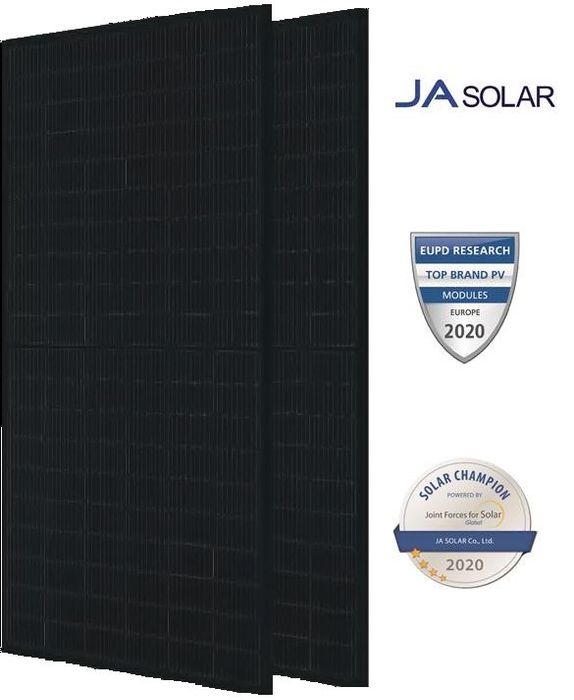 Moduł Fotowoltaiczny JA SOLAR 365 -370 Wp Full Black - Końcówka Modelu