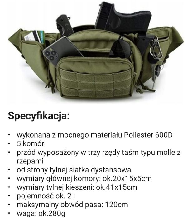 Saszetka nerka taktyczna