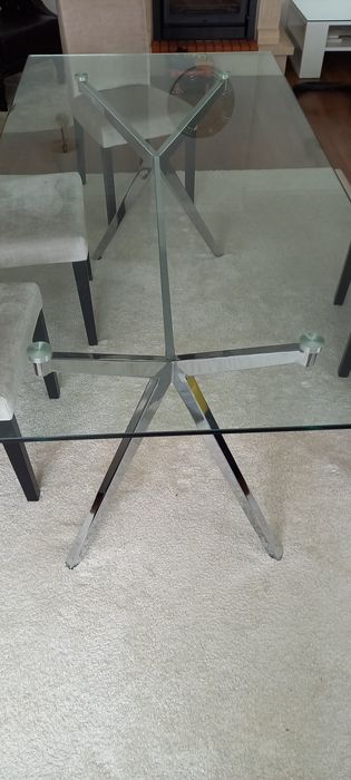 Mesa vidro sala 180 cm x 90 cm Area