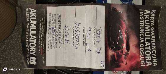 Akumulator TOPLA 12 V ,75 Ah ,740 A