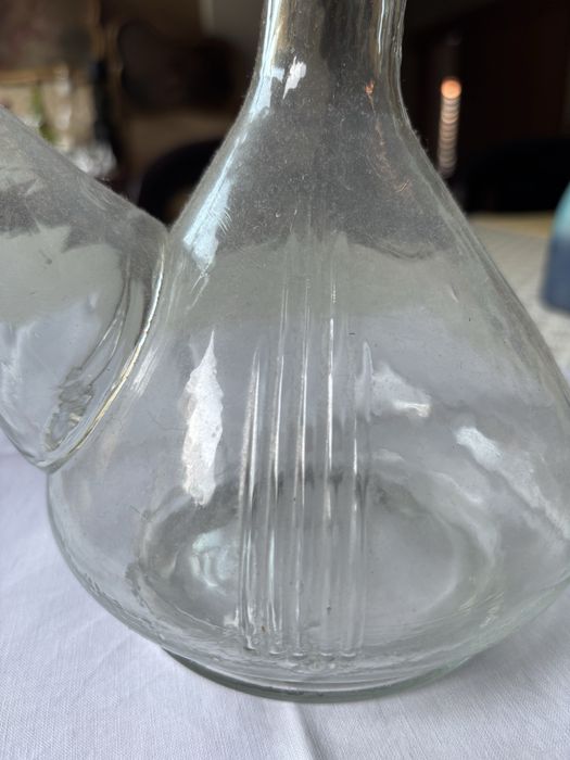 Original garrafa antiga de vidro