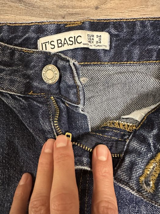 Джинсы baggy з фіксатором