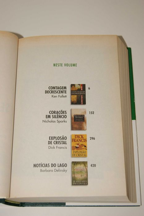 Reader’s Digest Livro 4 em 1 Follet Sparks Francis Delinsky