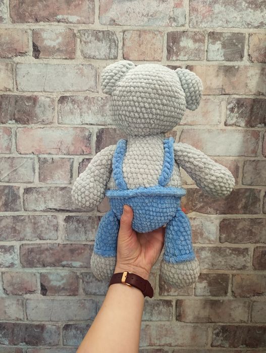 Mis miś misiu na szydełku dostępny od ręki handmade na prezent