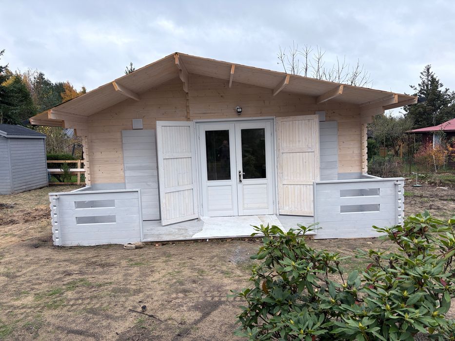 Działka ROD w Słowiku – nowy dom rekreacyjny 36m2 z wyposażeniem!!!