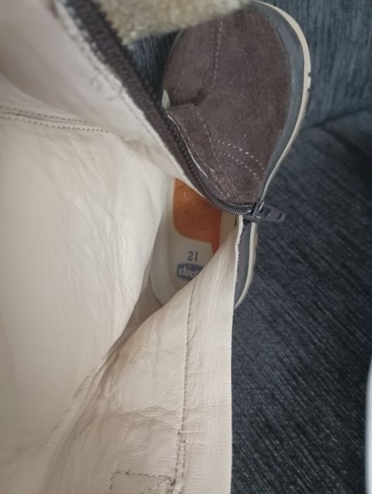 Botas menina castanho Chicco 21