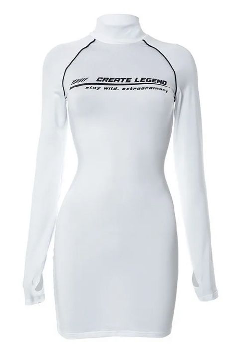 сукня у2к біла коротка