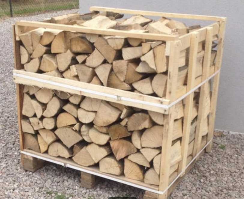 Drewno kominkowe opałowe suche sezonowane świeże opał drzewo