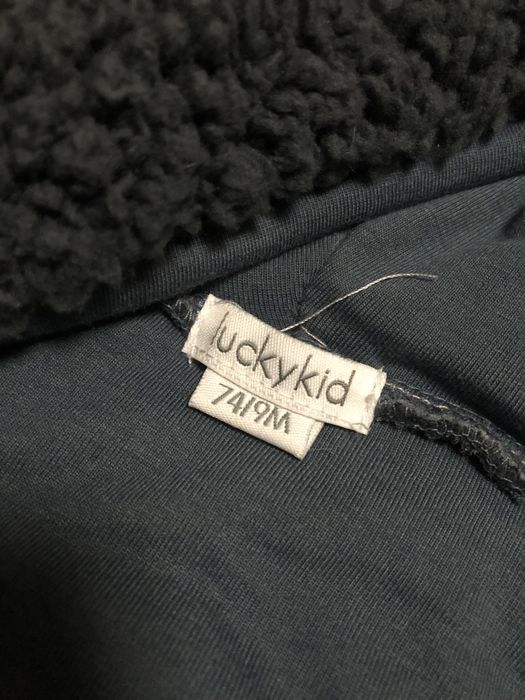 Поюшевий теплий дитячий комбінезон з вушками на 9 місяців