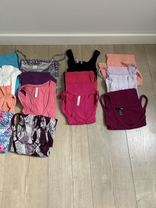 Bluzki na ramiączkach spodnie dresowe zestaw S/M