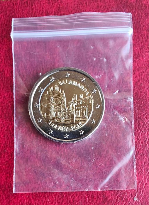 Moeda Comemorativa de 2€ – Universidade de Salamanca (Espanha 2025)