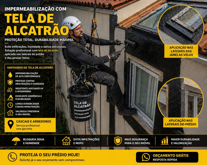 Impermiabilização profissional Telhados