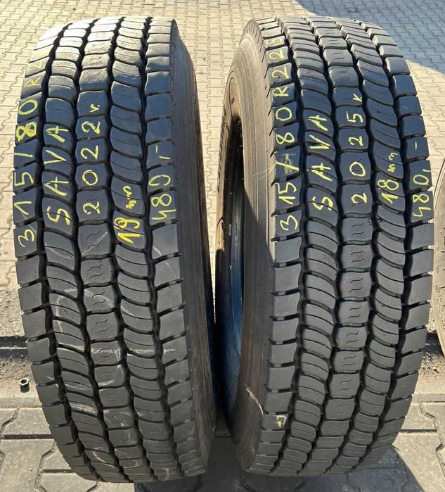 2x 315/80R22,5 SAVA ORJAK 5 156/150L