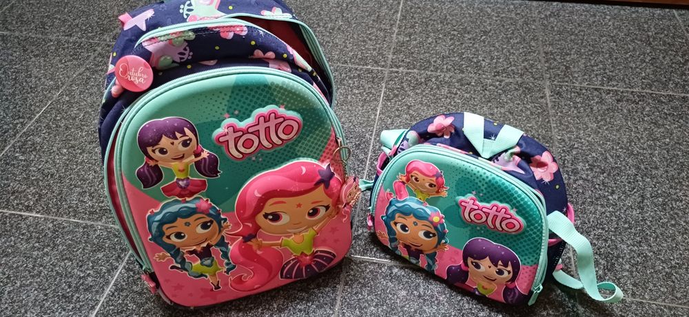 Mala escolar + Lancheira Totto