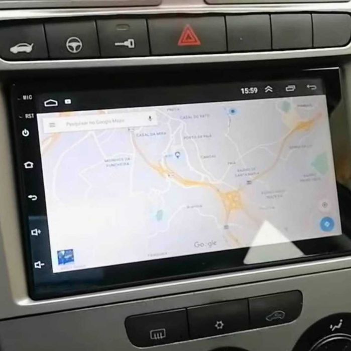 Auto Rádio Android GPS Compatível com Todas as Marcas