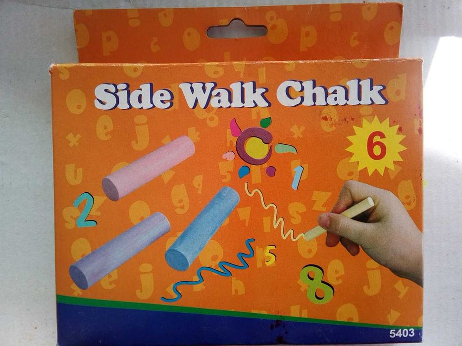 Gizes coloridos de chão, NOVOS!