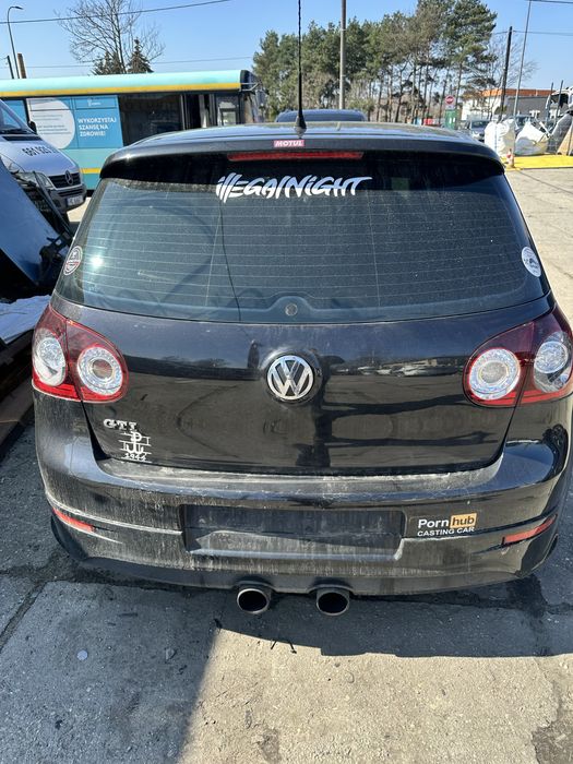 Klapa Golf V Gti Lotka Spoiler LC9Z Klapa tył Golf 5