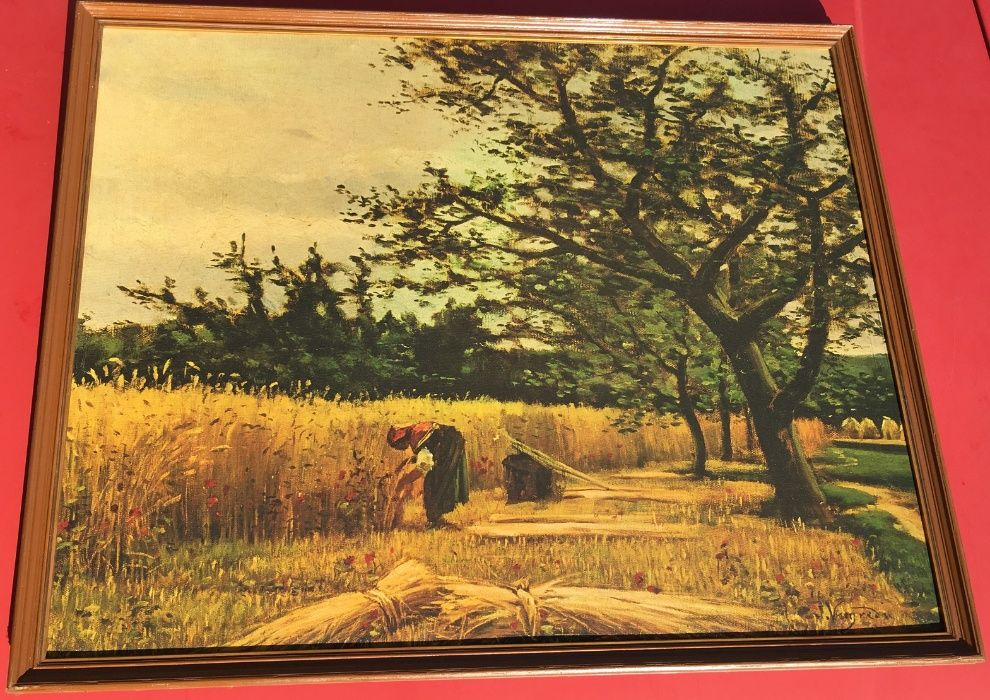 Quadro Reaping - Joaquim Vayreda