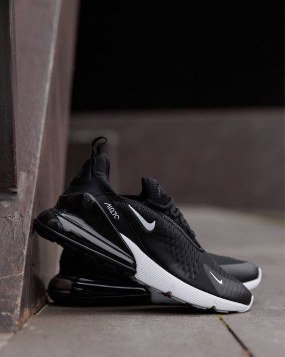 ТОП! Кросівки Nike Air Max 270 Black White 37 38 39 40 41 45