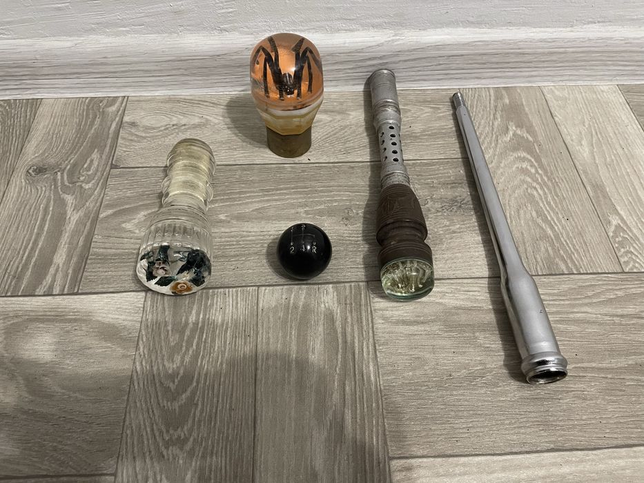 Ручка кпп - шар розочка паук рычаг хром - ссср