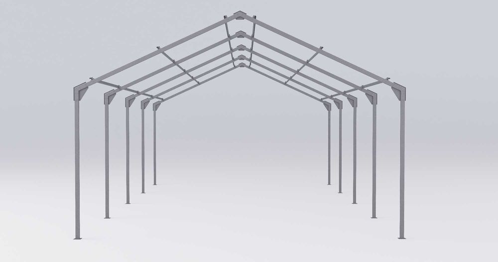 Konstrukcja stalowa 6.5x12x3 hala wiata garaż hangar magazyn