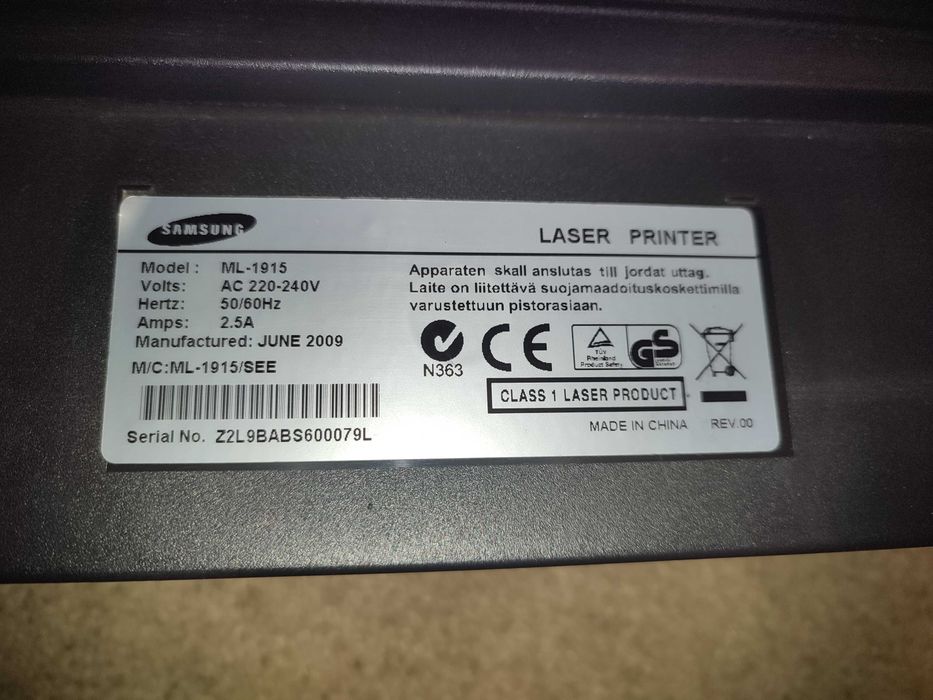 Принтер Samsung ML-1915 Б/В ідеал