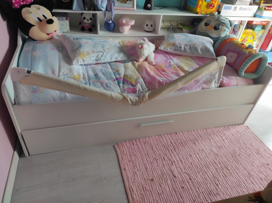 Cama individual com gavetão grande (como nova)
