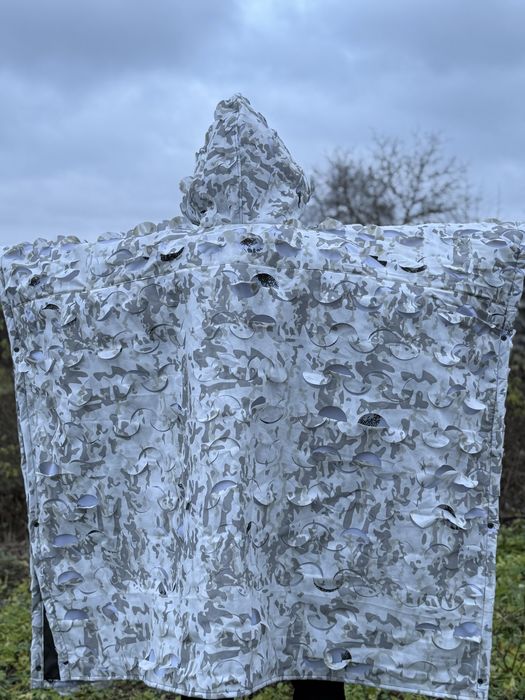 Пончо анти тепловізор зимовий мультикам накидка.