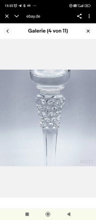 Чудовий кришталевий підсвічник