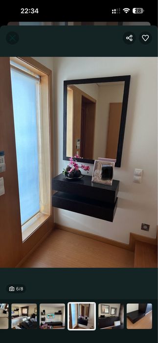 Mobília impecável para quarto, sala de jantar/estar e 3 Halls - OPORT