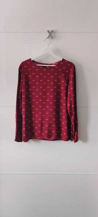 Bluzka damska bordowa rozmiar L stan bdb
