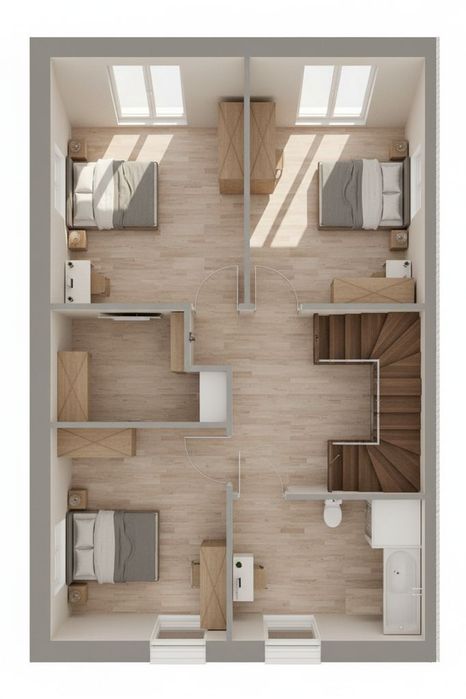 Nowoczesny dom w zabudowie bliźniaczej 115m² z pompą ciepła