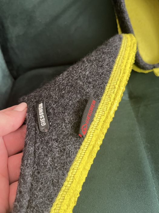 Giesswein woolpops 44 nowe kapcie męskie wełna filcowe