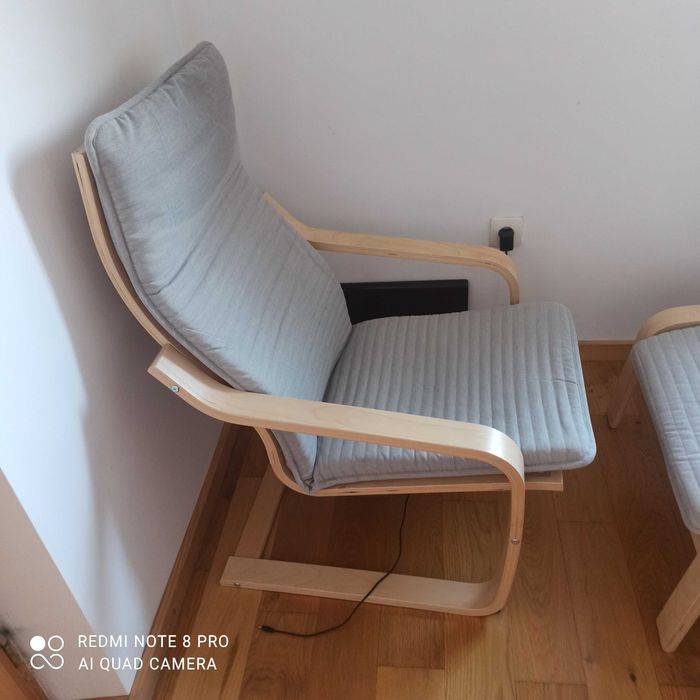 Fotel z podnóżkiem IKEA