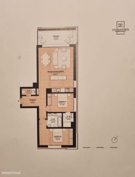 Apartamento T2 com piscina, Lisboa