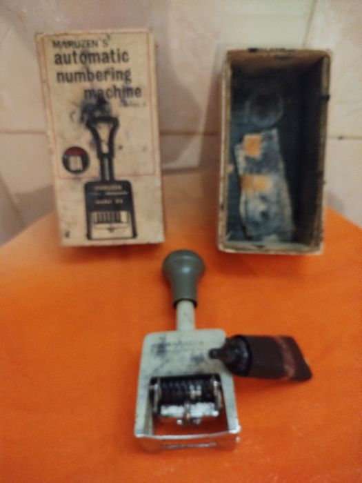 Carimbo Antiga Automatic Numbering Machine 

Ainda com a caixa origina
