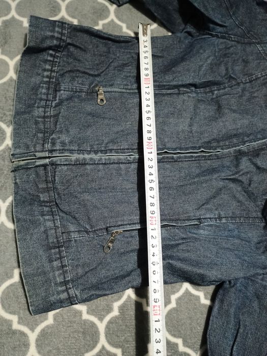 Marynarka narzutka kurtka jeansowa niebieska granat bluza r. S. 36